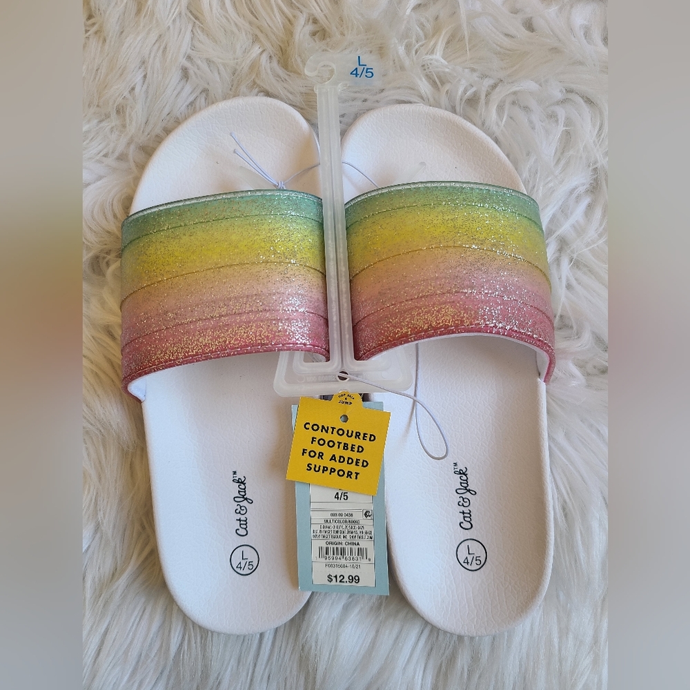 Cat & Jack Rainbow Slides NWTSize: L 4/5